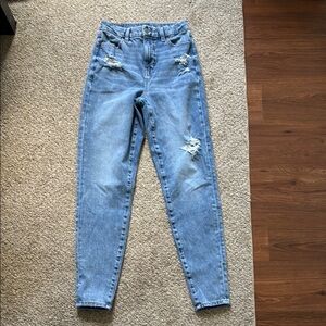 American Eagle Outfitters High Rise Blue Jeans